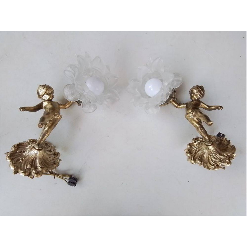 APPLIQUES BRONZE LA PAIRE