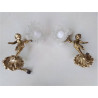 APPLIQUES BRONZE LA PAIRE