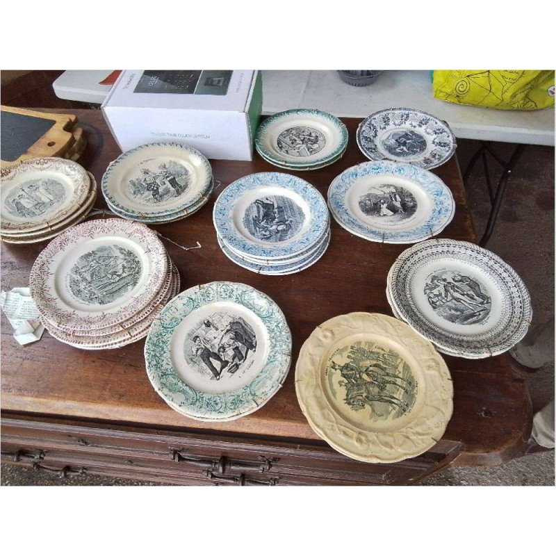 ASSIETTE FAIENCE PM