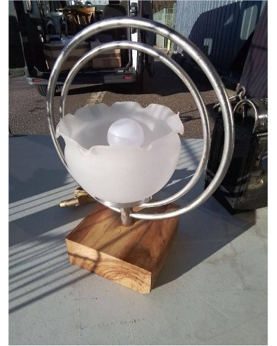 LAMPE PIED BOIS