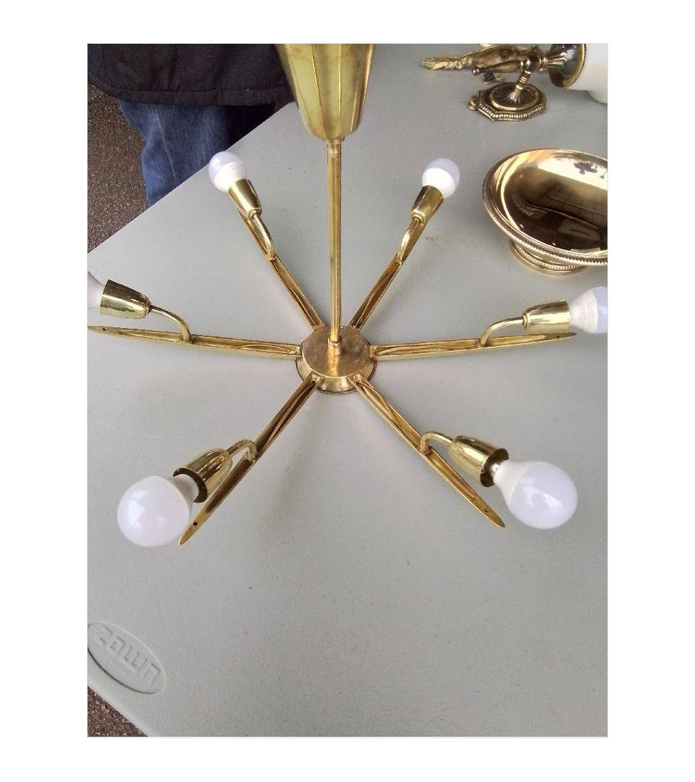 LUSTRE ANNEES 50 LAITON