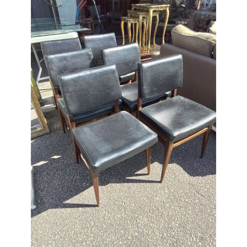 CHAISES SCANDINAVE VINTAGE LES 6