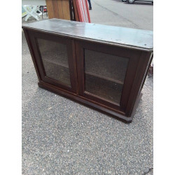 VITRINE BASSE BOIS
