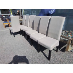 LOT DE 4 CHAISES SIMILI