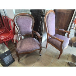FAUTEUIL TAPISSIER TISSU...