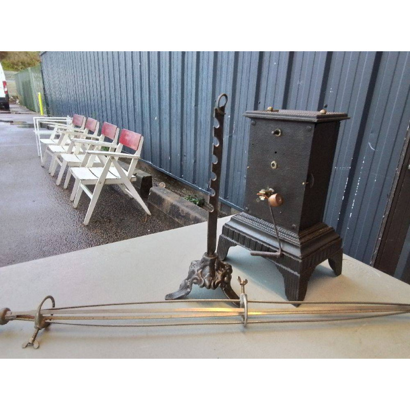 TOURNEBROCHE ANCIEN COMPLET