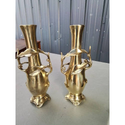 PAIRE DE VASES ART NOUVEAU 