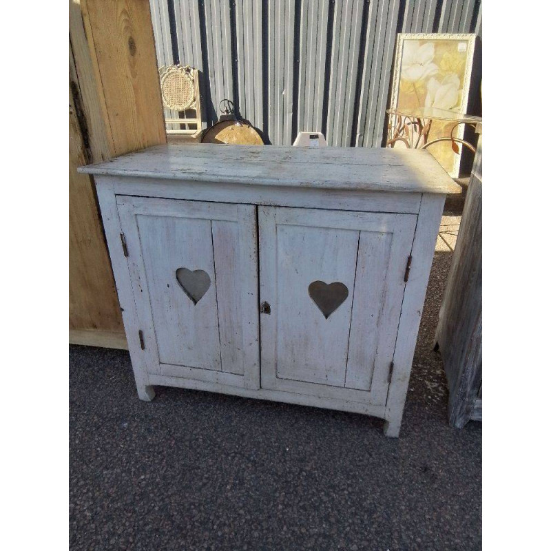 MEUBLE PATINE COEURS