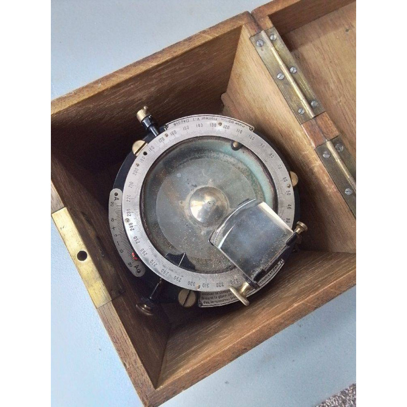 COMPAS NAVIGATION VION COFFRET BOIS