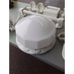 PLAFONNIER ART DECO FAÏENCE 