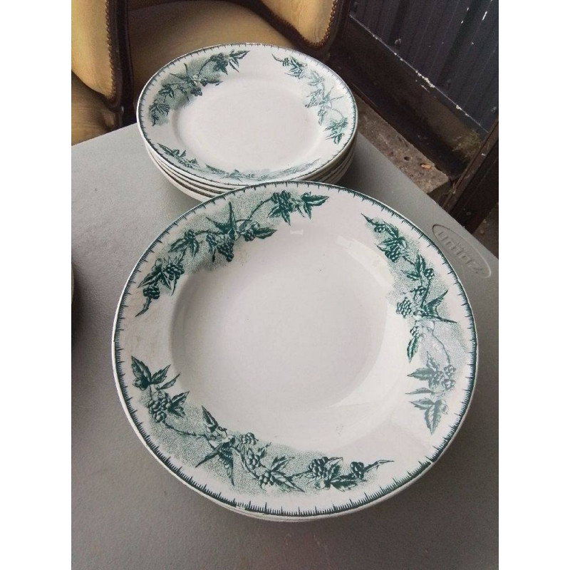 16 ASSIETTES GHISLAIN