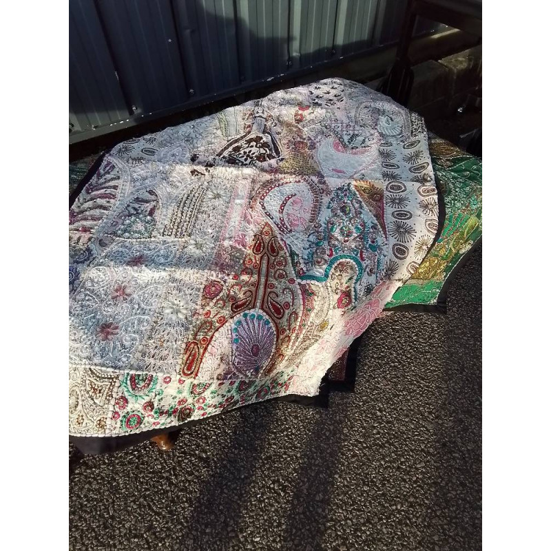 TENTURE INDIENNE SOIE DOUBLÉE 