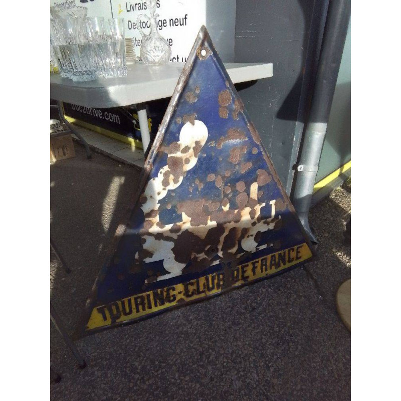 PLAQUE EMAILLEE TOURING CLUB FRANCE