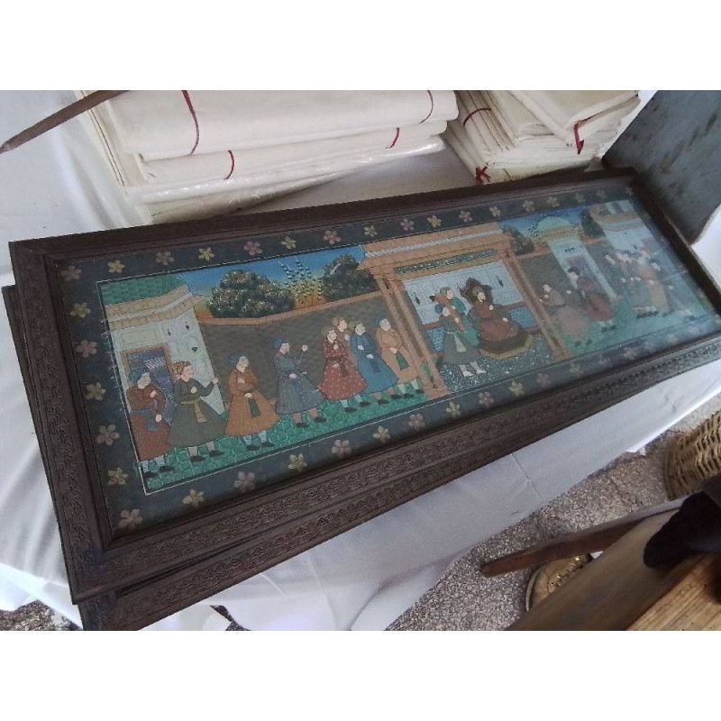 PEINTURES SUR SOIR INDE