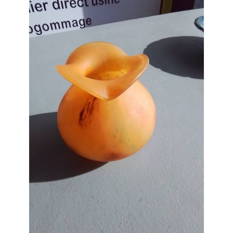 VASE PATE DE VERRE