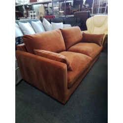 CANAPE VELOURS TERRACOTTA...