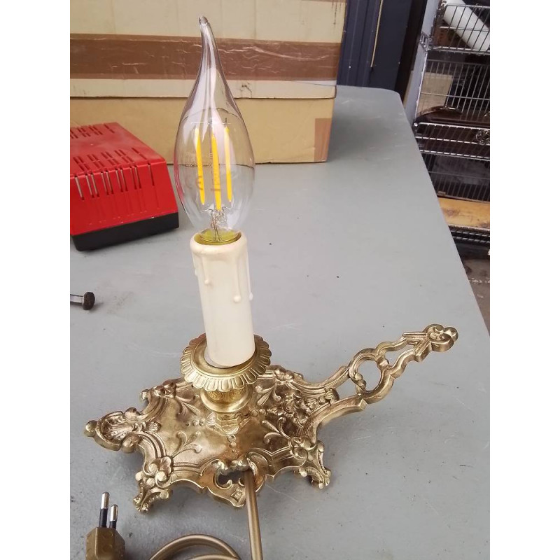 BOUGEOIR DORE ELECTRIFIE