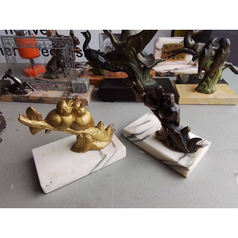 SUJET OISEAUX ART DECO