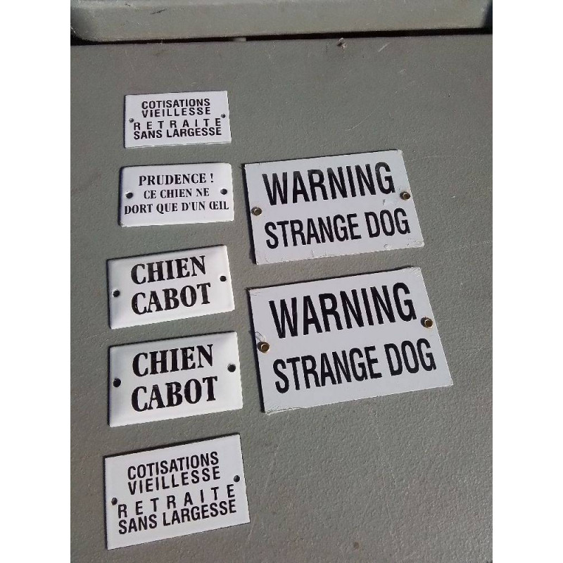 PLAQUE EMAILLEE PM