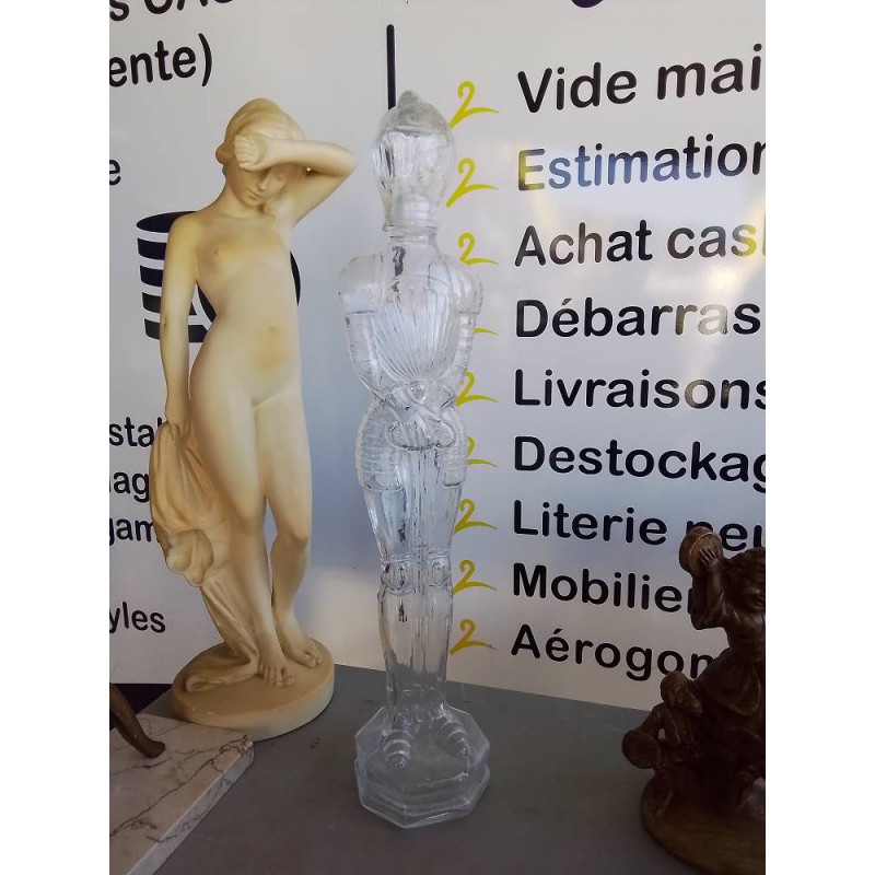 BOUTEILLE VERRE ARMURE
