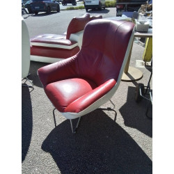 FAUTEUIL RICO KING CUIR