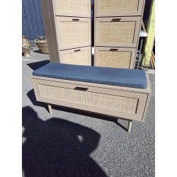 BANQUETTE FACADE ROTIN