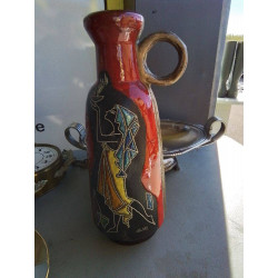 CRUCHE GRES VERNISSEE VINTAGE 