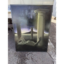 PEINTURE SIGNEE HERMANN GM