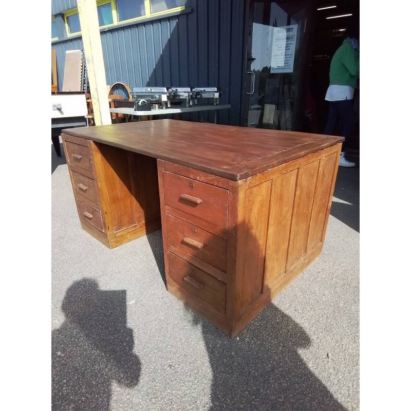 BUREAU TECK DOUBLE FACES