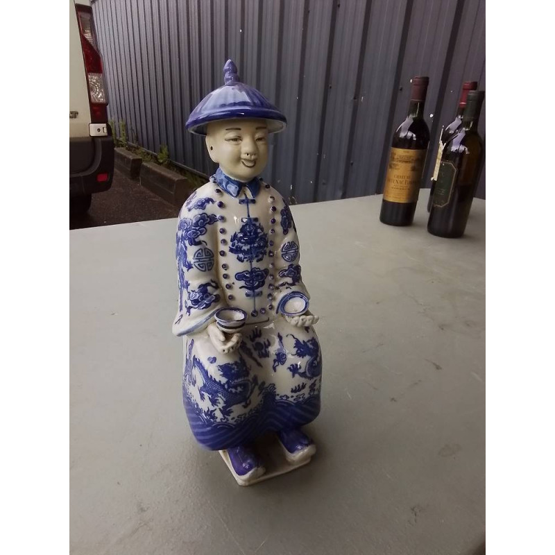 SUJET PORCELAINE ASIATIQUE 