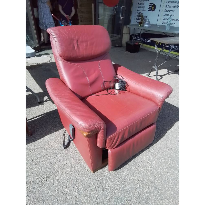 FAUTEUIL RELAX CUIR ELECTRIQUE 