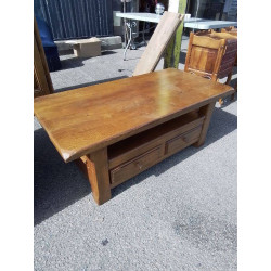 TABLE BASSE CHENE MASSIF 