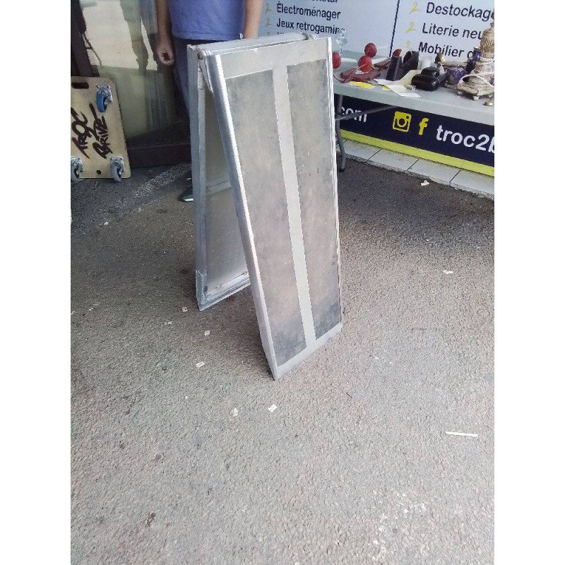 RAMPE ACCÈS PLIANTE ALUMINIUM 