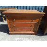 COMMODE 3T STYLE LOUIS PHILIPPE TEINTE MERISIER