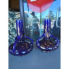 PAIRE DE VASES BLEU DE FOUR JAGET PINOT
