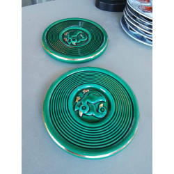 DESSOUS DE PLAT CERAMIQUE VERT