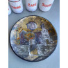 PLAT TERRE CUITE EMAILLE